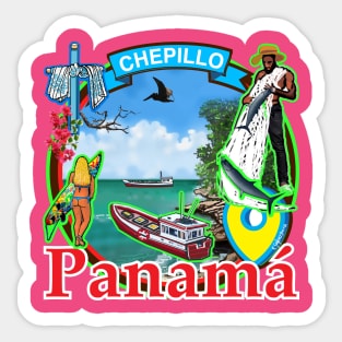 chepillo panama Sticker